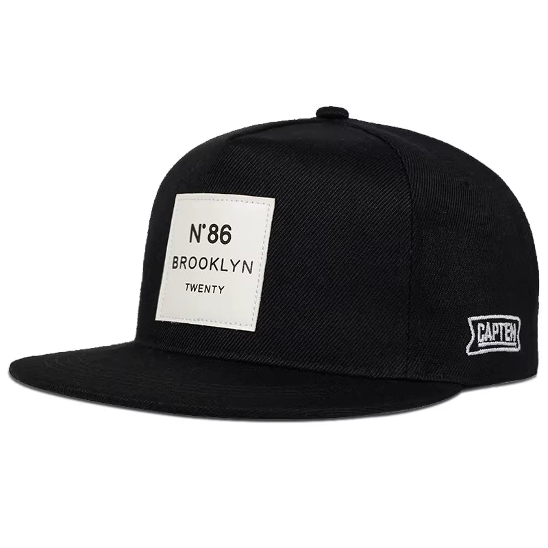 Men Women BROOKLYN Baseball Cotton Adjustable Snapback Hat Leather Label N86 Hip Hop Caps Sun Hat Unisex Trucker Hats