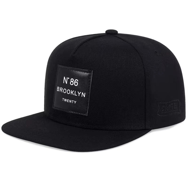 Men Women BROOKLYN Baseball Cotton Adjustable Snapback Hat Leather Label N86 Hip Hop Caps Sun Hat Unisex Trucker Hats