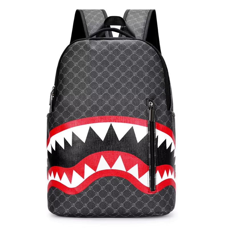 Men'S Backpack Plaid High School College Bag 15-Inch Laptop Rucksack