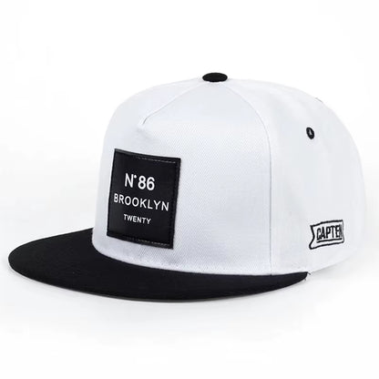 Men Women BROOKLYN Baseball Cotton Adjustable Snapback Hat Leather Label N86 Hip Hop Caps Sun Hat Unisex Trucker Hats