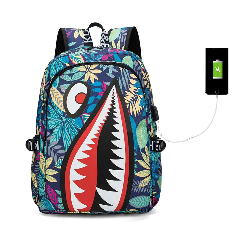 Anti-Theft Backpack Men Waterproof Rucksack Backpacks for Women of Fabric Casual Travel Backpack Senior School Student Schoolbag