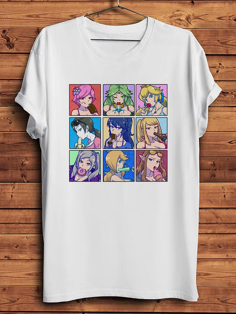 Girl Have Banana Amusing Funny T Shirt Men Homme Casual Hipster Cool Short Tshirt Unisex Humorous Streetwear Breathable Print