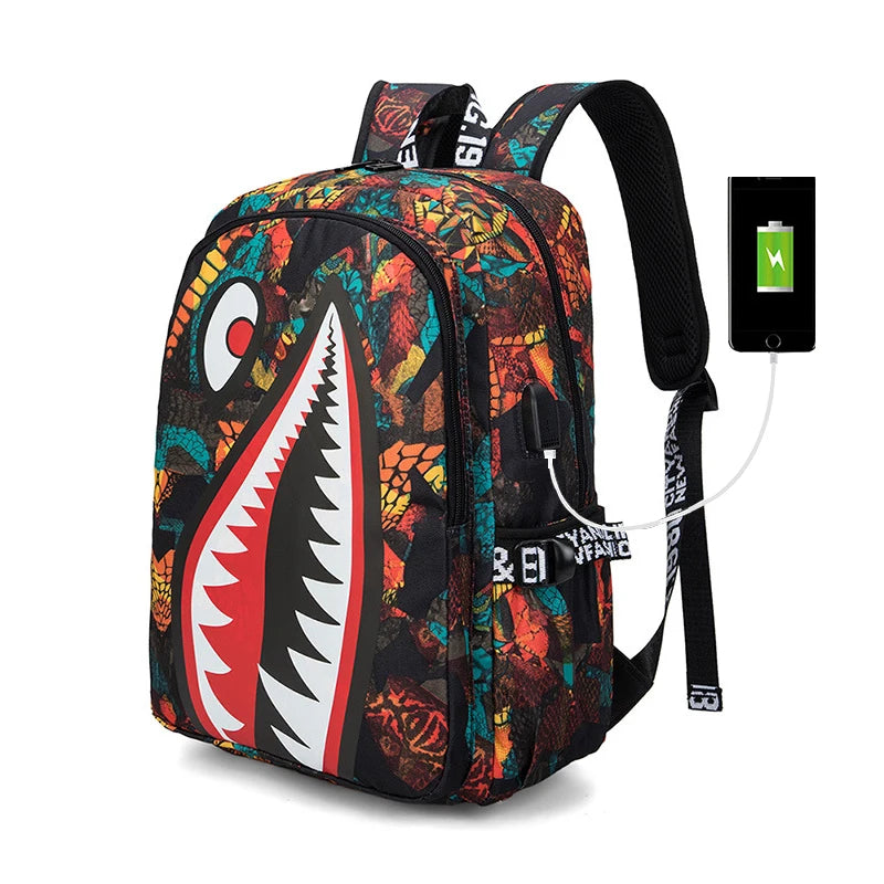 Anti-Theft Backpack Men Waterproof Rucksack Backpacks for Women of Fabric Casual Travel Backpack Senior School Student Schoolbag