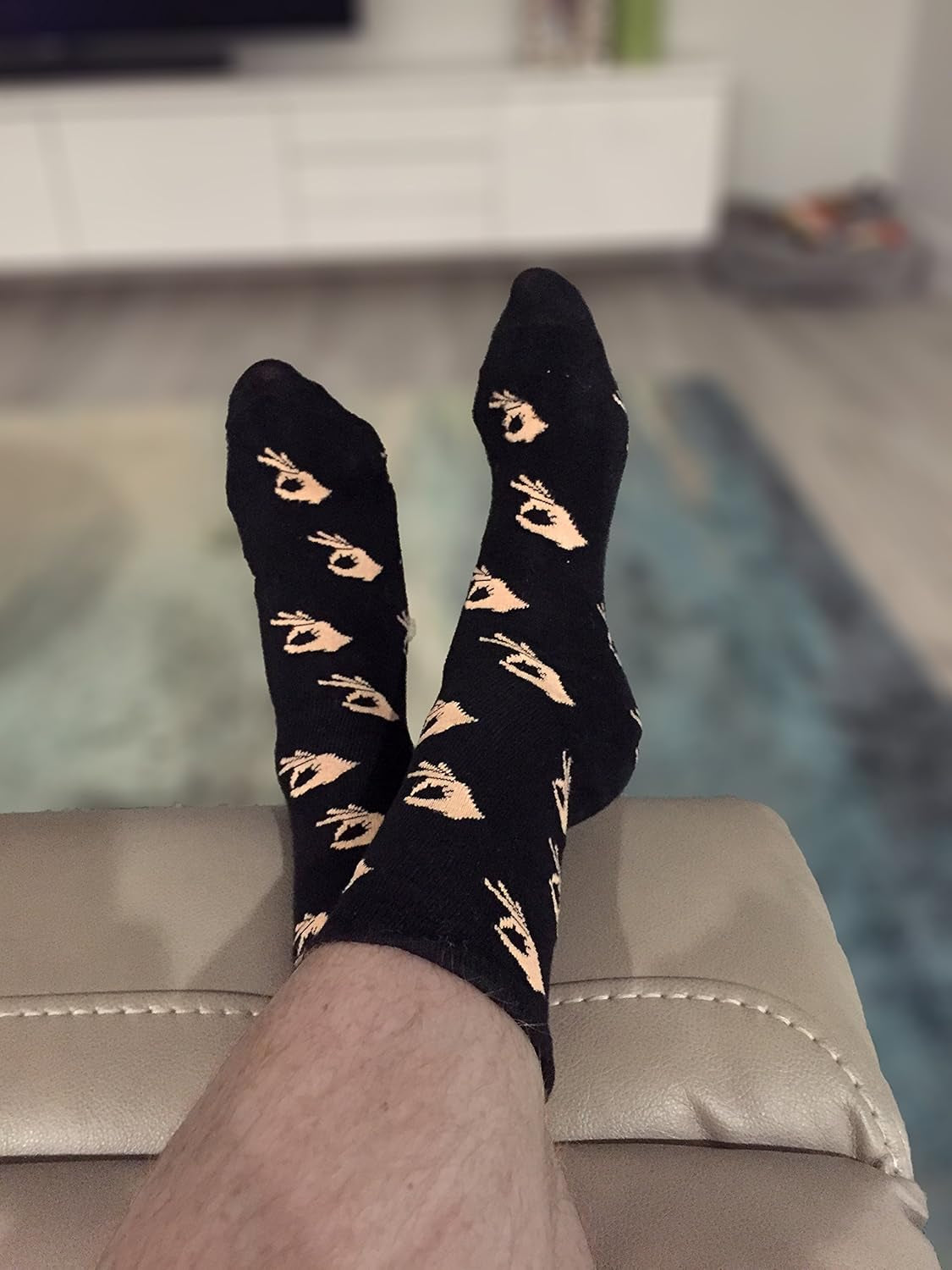 Circle Game Meme Dress Socks Funny Socks Crazy Socks Casual Cotton Crew Socks