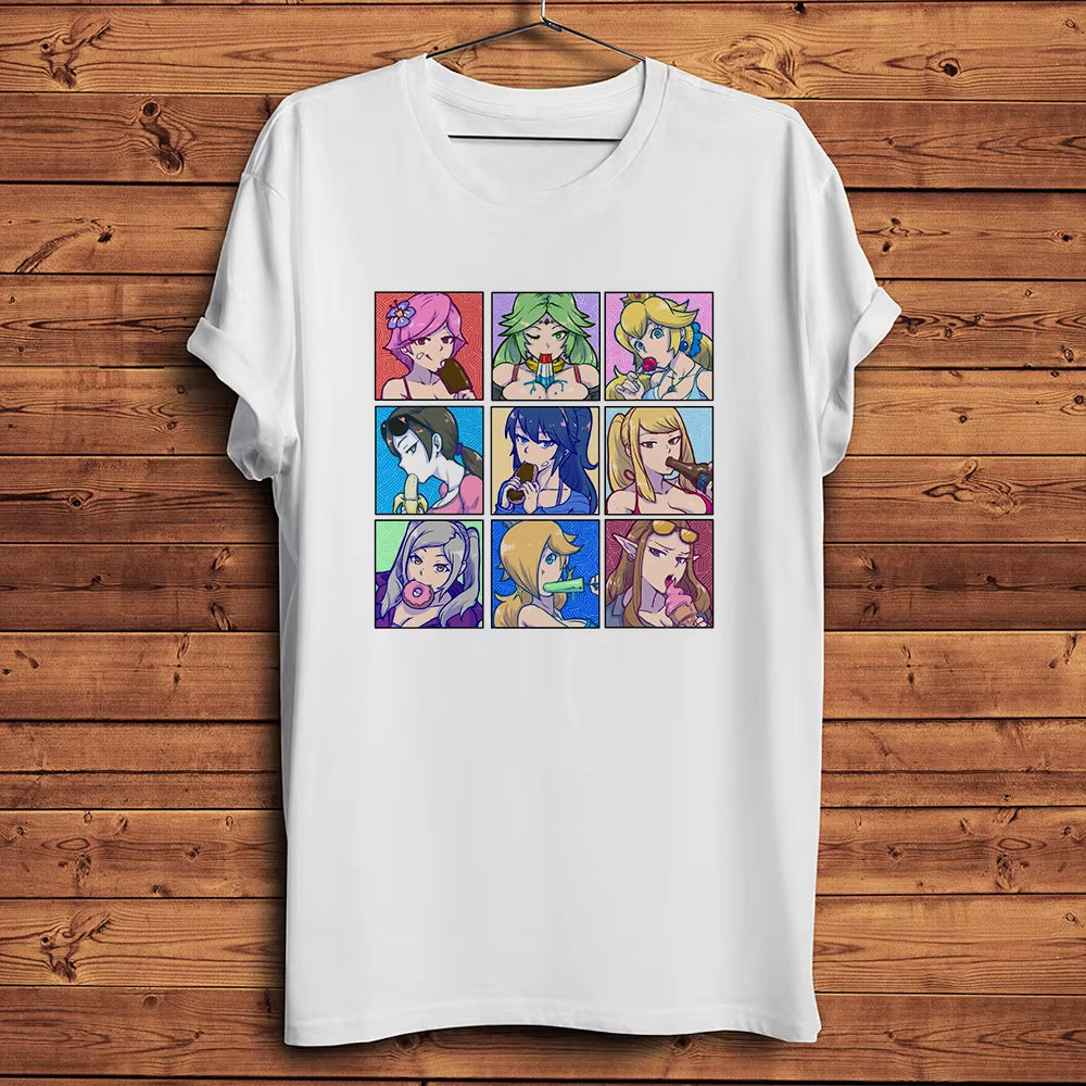 Girl Have Banana Amusing Funny T Shirt Men Homme Casual Hipster Cool Short Tshirt Unisex Humorous Streetwear Breathable Print
