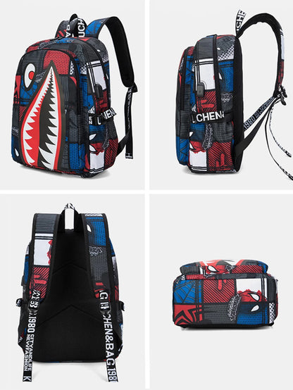Anti-Theft Backpack Men Waterproof Rucksack Backpacks for Women of Fabric Casual Travel Backpack Senior School Student Schoolbag