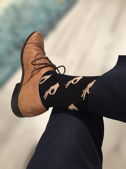 Circle Game Meme Dress Socks Funny Socks Crazy Socks Casual Cotton Crew Socks