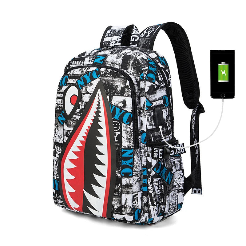 Anti-Theft Backpack Men Waterproof Rucksack Backpacks for Women of Fabric Casual Travel Backpack Senior School Student Schoolbag